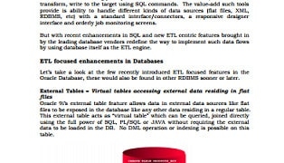 High Speed ETL on Low Budget