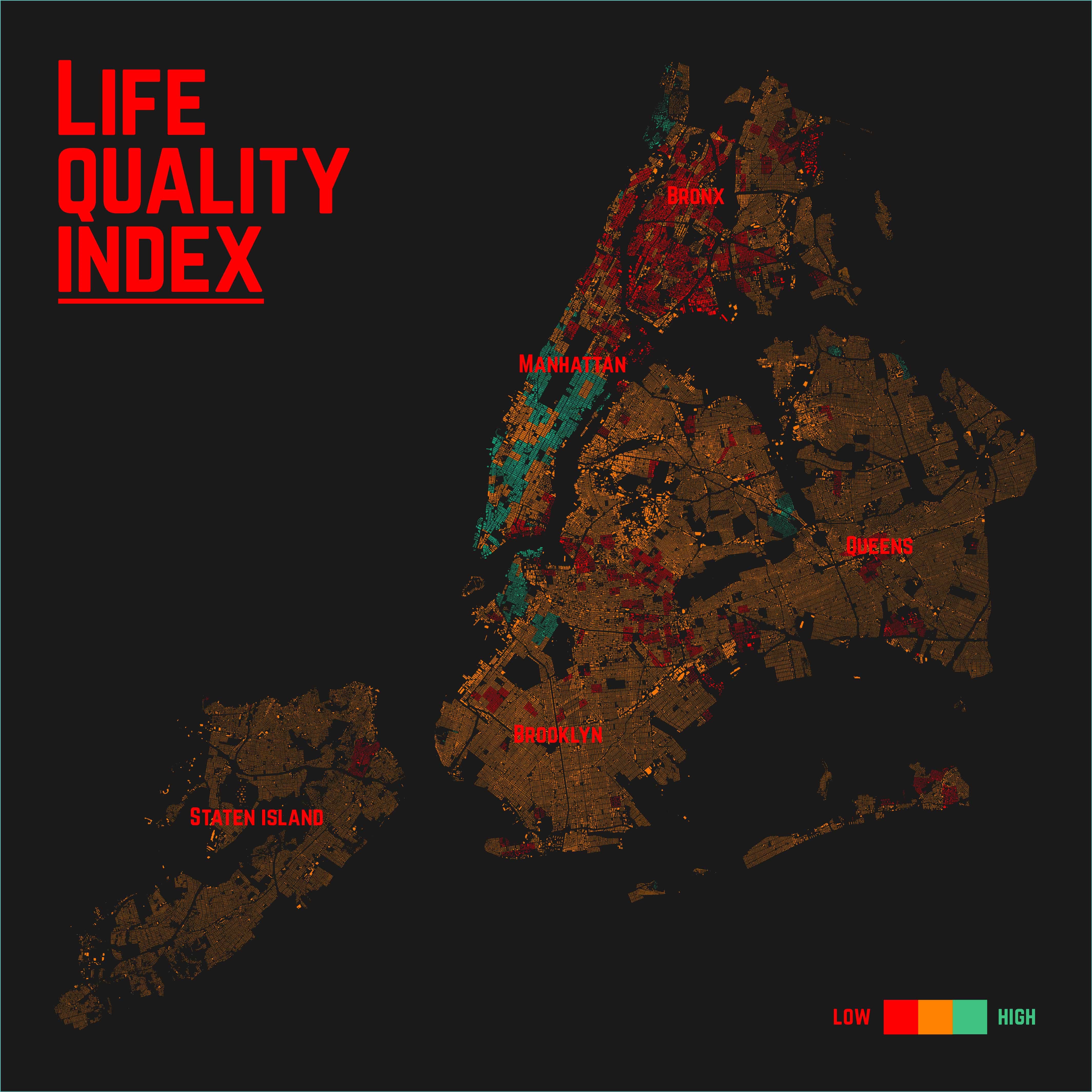 5 New York By The Numbers Place I Live Visualisation
