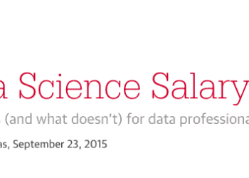 O’Reilly Releases their 2015 Data Science Salary Survey