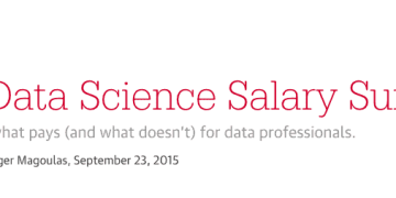 O’Reilly Releases their 2015 Data Science Salary Survey