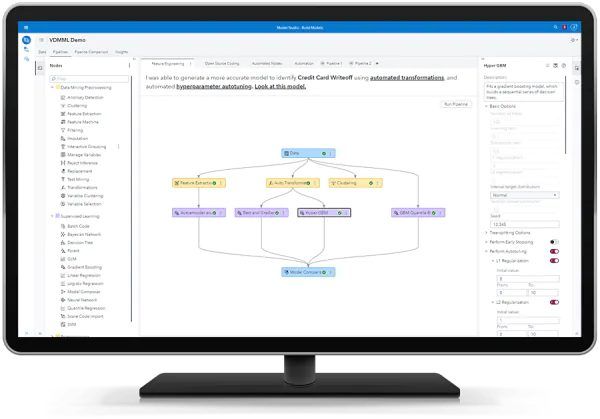  The best data monitoring tools: SAS Data Mining and Machine Learning