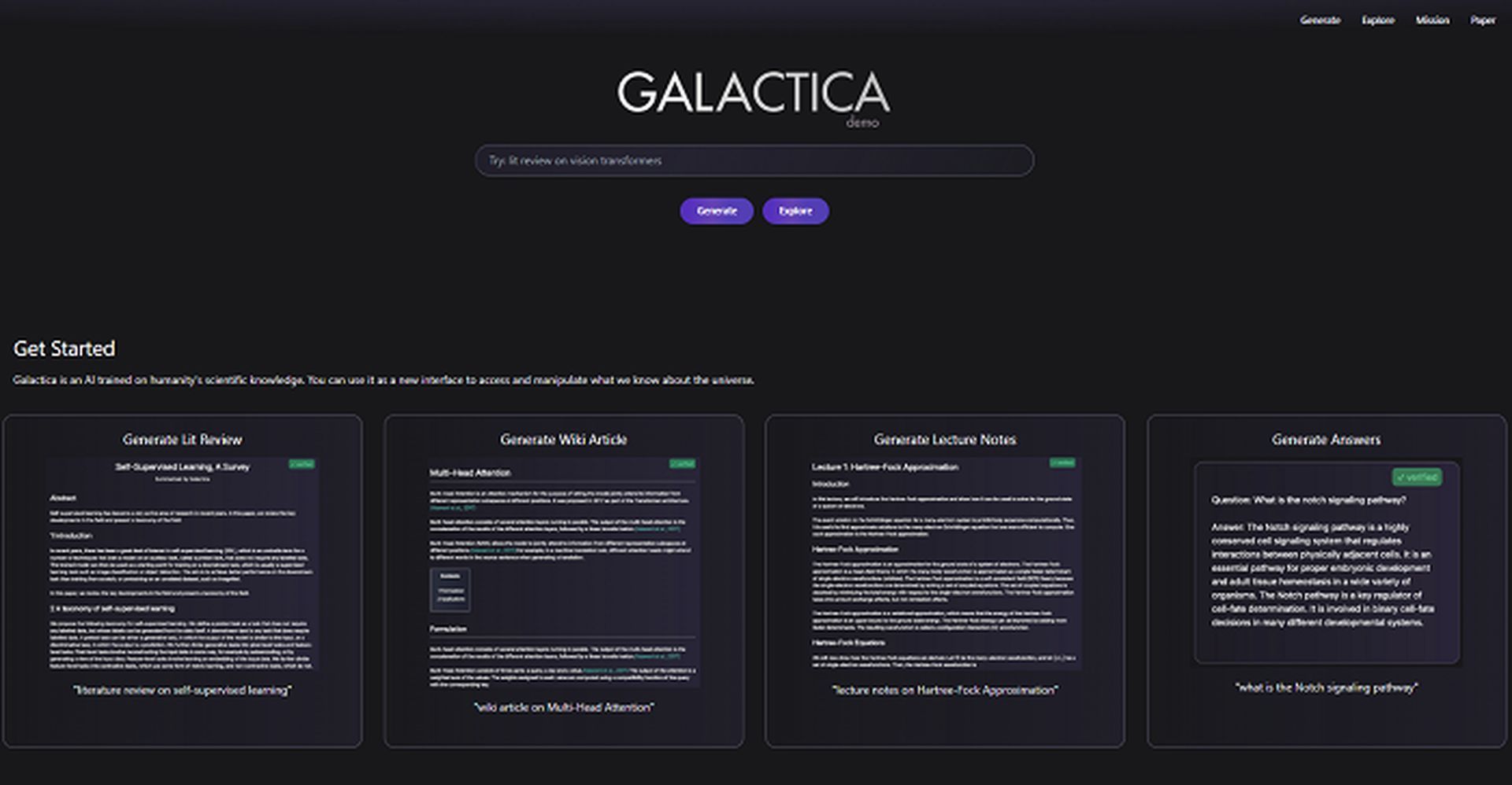 Meta's Galactica AI can write your essay in a minute