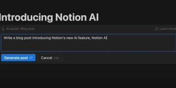 AI-powered note-taking app Notion understands what you want to write and writes it for you