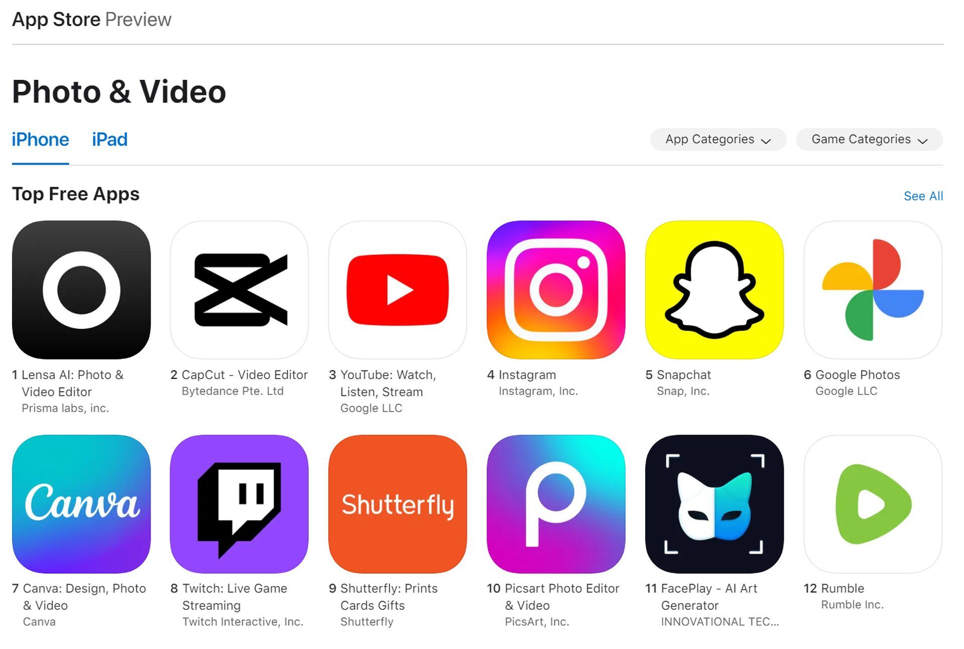 The new AI-powered selfie art feature makes Lensa AI the top photo and video app in the App Store