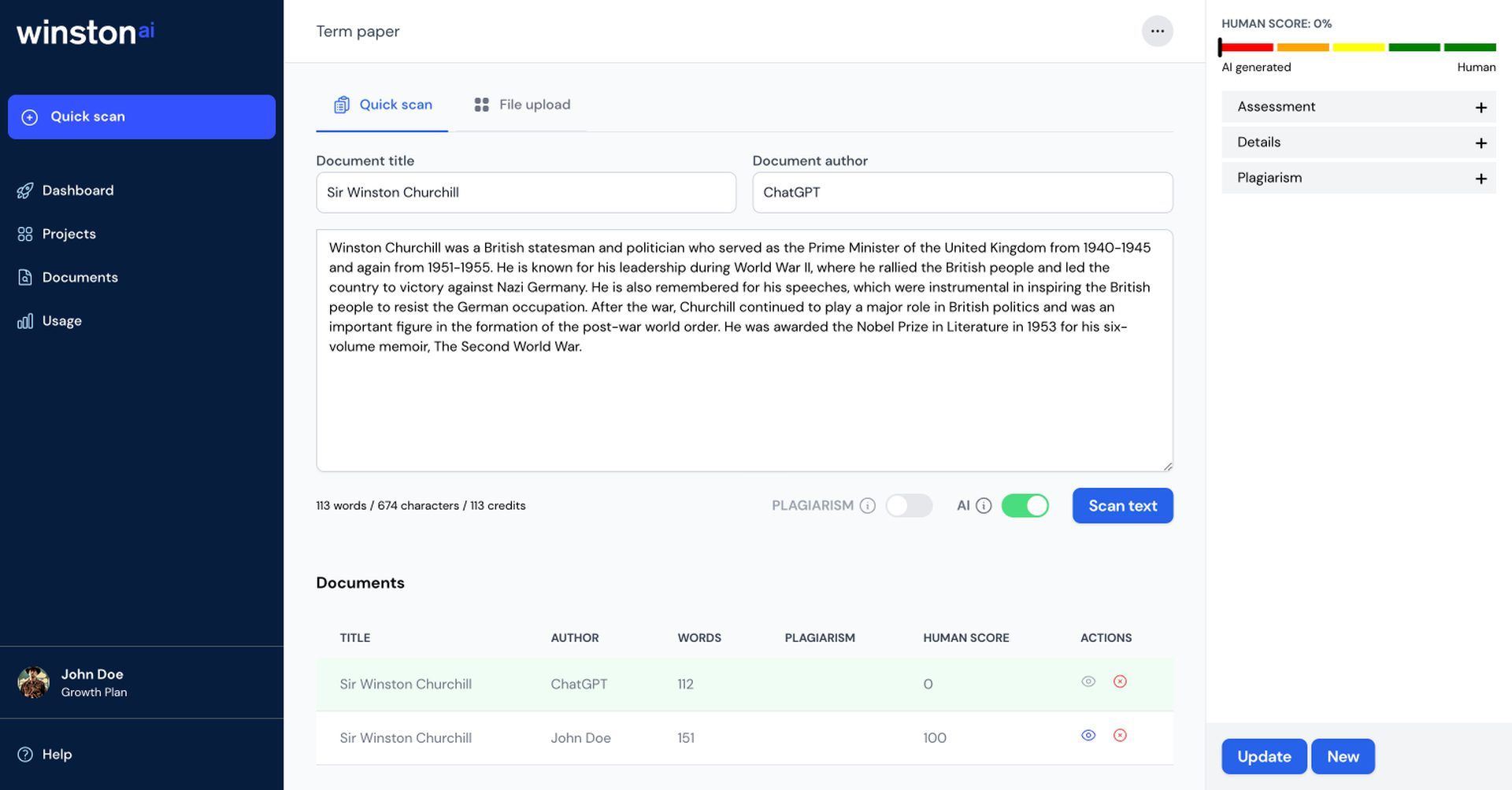 ai essay checker for teachers free