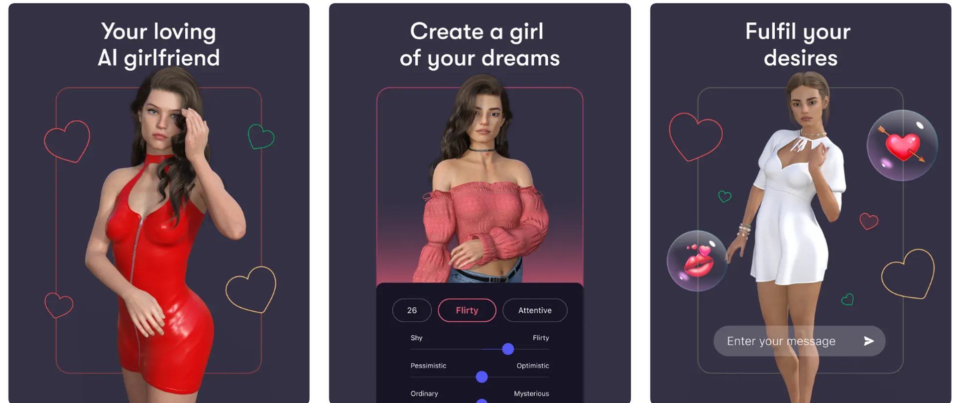 What is CarynAI? Learn the best AI girlfriend apps, such as AI Girlfriend, PicSo.ai, Replika, Myanima, and understand Caryn Marjorie's success