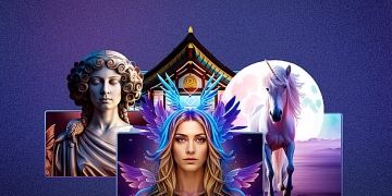 Freepik AI creates good images, but not as stunning as those Midjourney creations