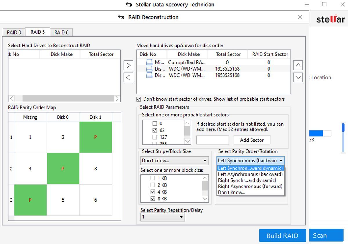 Recovering RAID data made easier with Stellar Data Recovery Technician