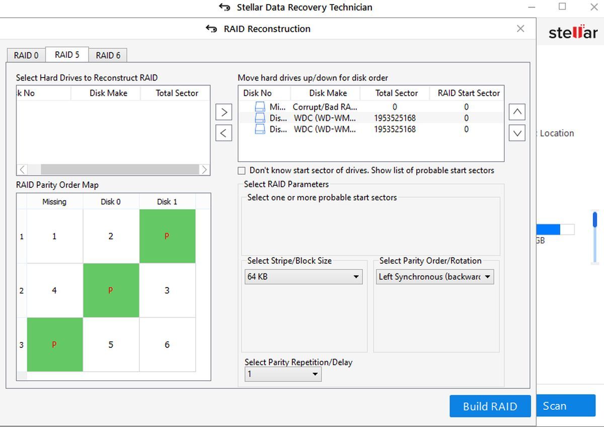 Recovering RAID data made easier with Stellar Data Recovery Technician