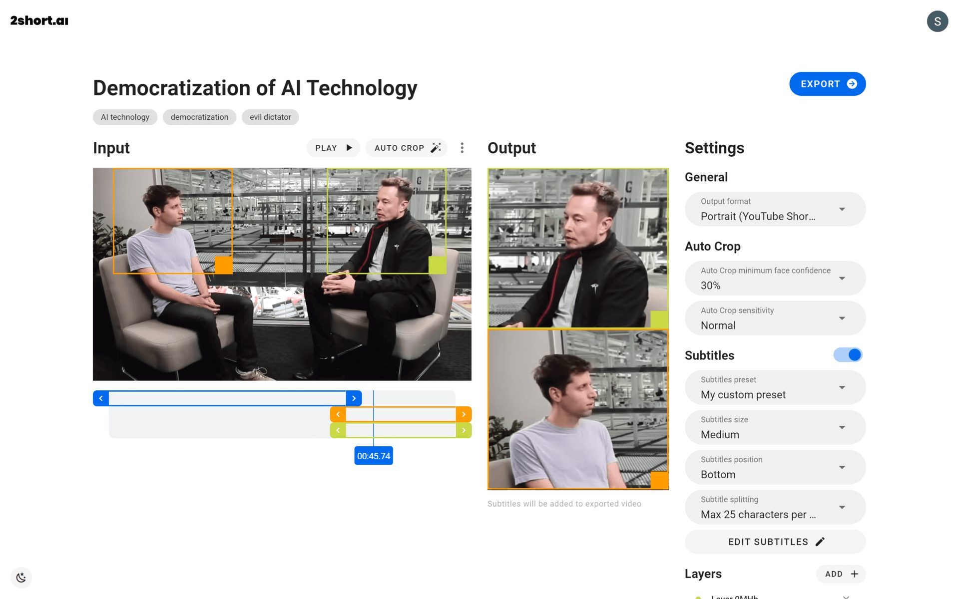 What is 2short.ai and how to use it? Keep reading and learn how to make viral YouTube Shorts, Reels, and TikToks,in seconds!  