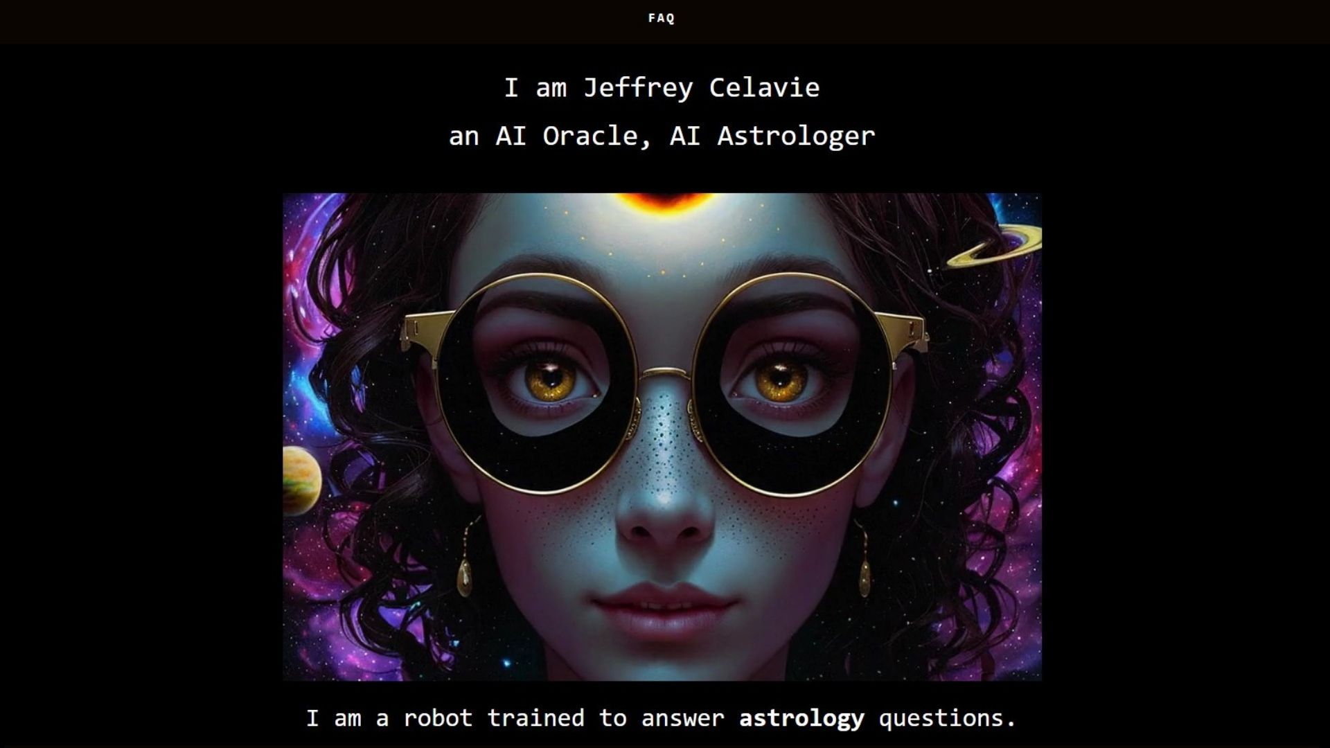 Si vous croyez en l’astrologie, vous devez vérifier Jeffrey Celavie AI