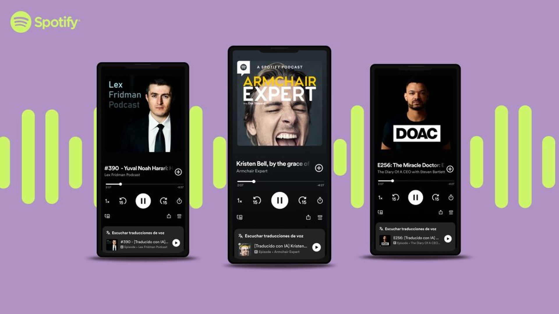 Discover Spotify's groundbreaking AI voice translation feature, bringing podcasts to global audiences in their own language. Explore now!