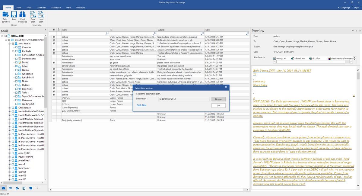 Stellar Repair for exchange: Your top choice for comprehensive Exchange database recovery