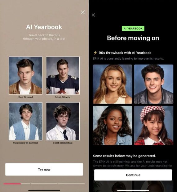 AI yearbook trend