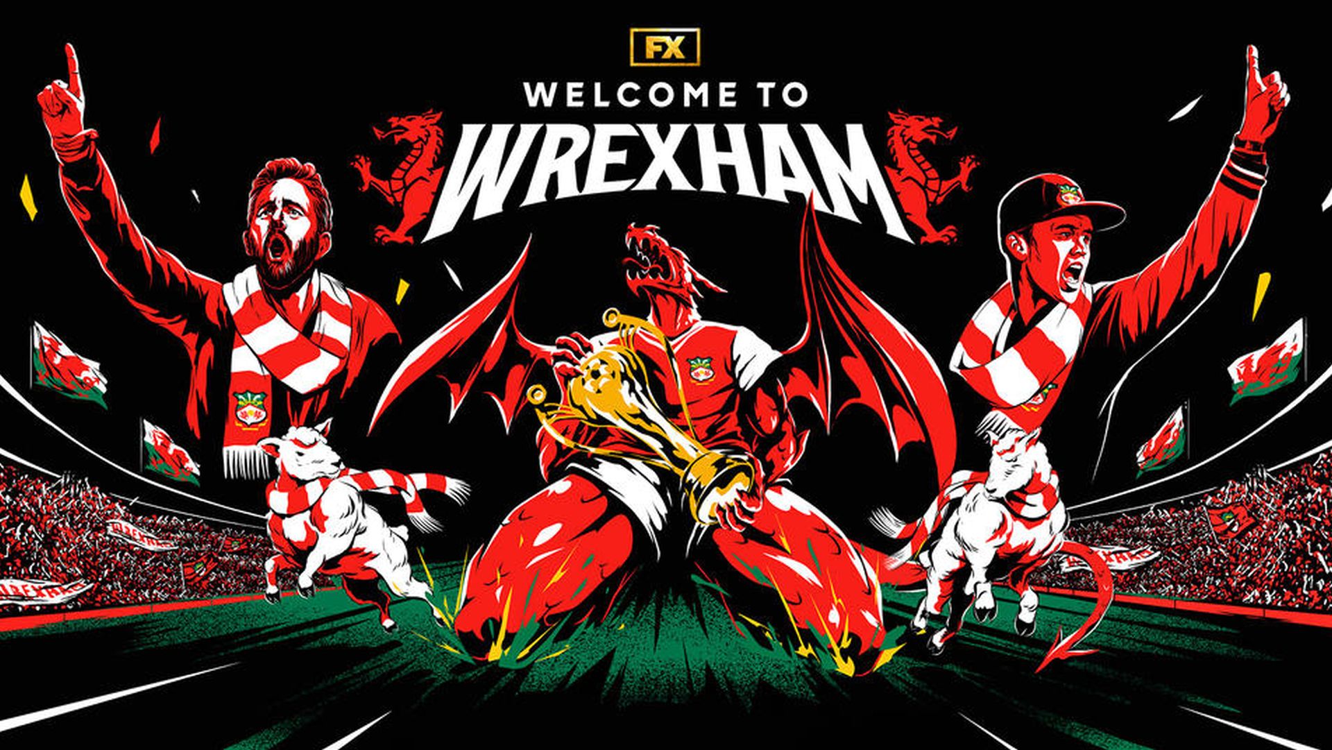 Bienvenue à Wrexham AI photo