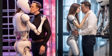 Elon Musk and his robot wives are on the top of social media spotlight