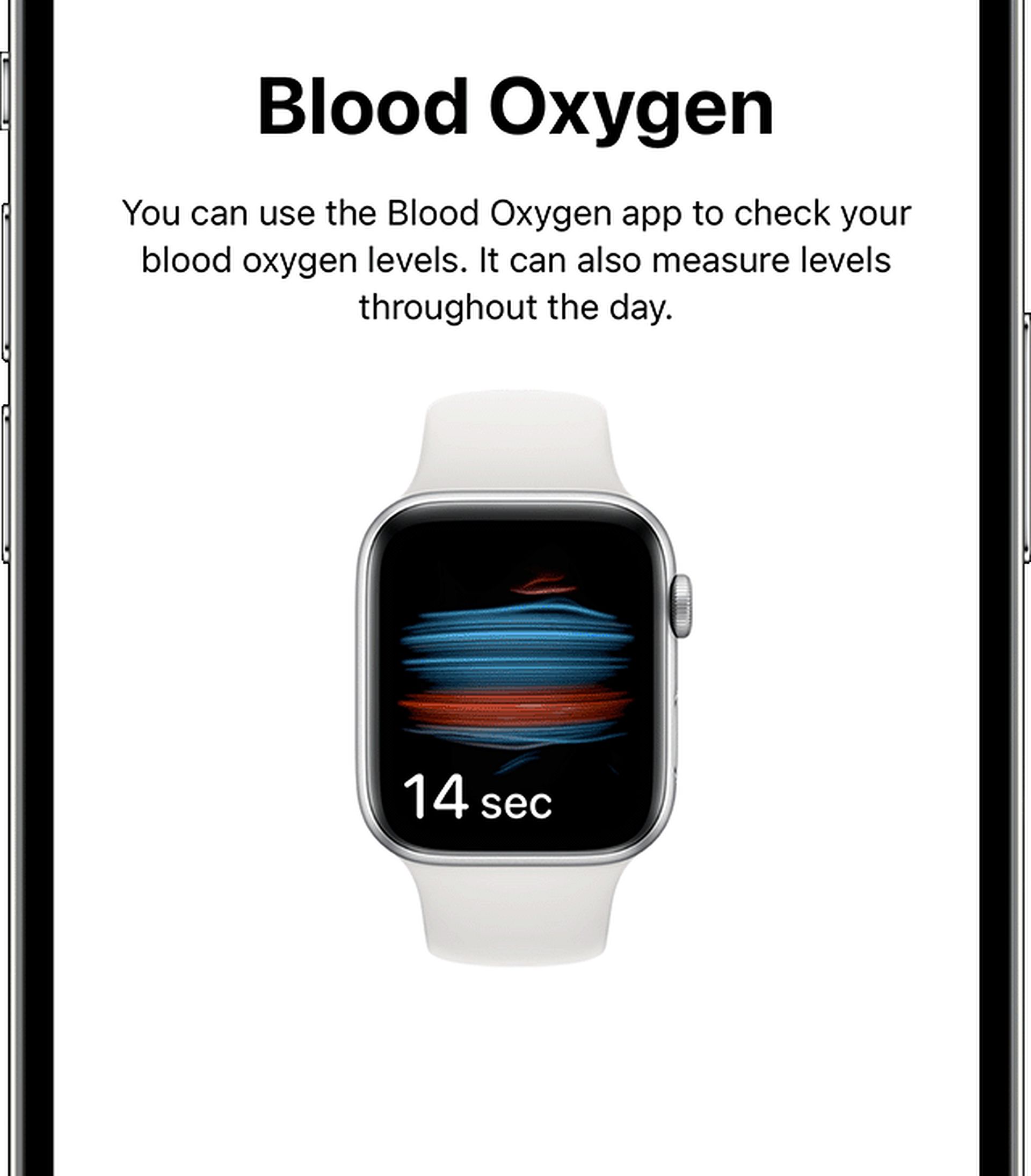 Oxygene dans le sang apple online watch