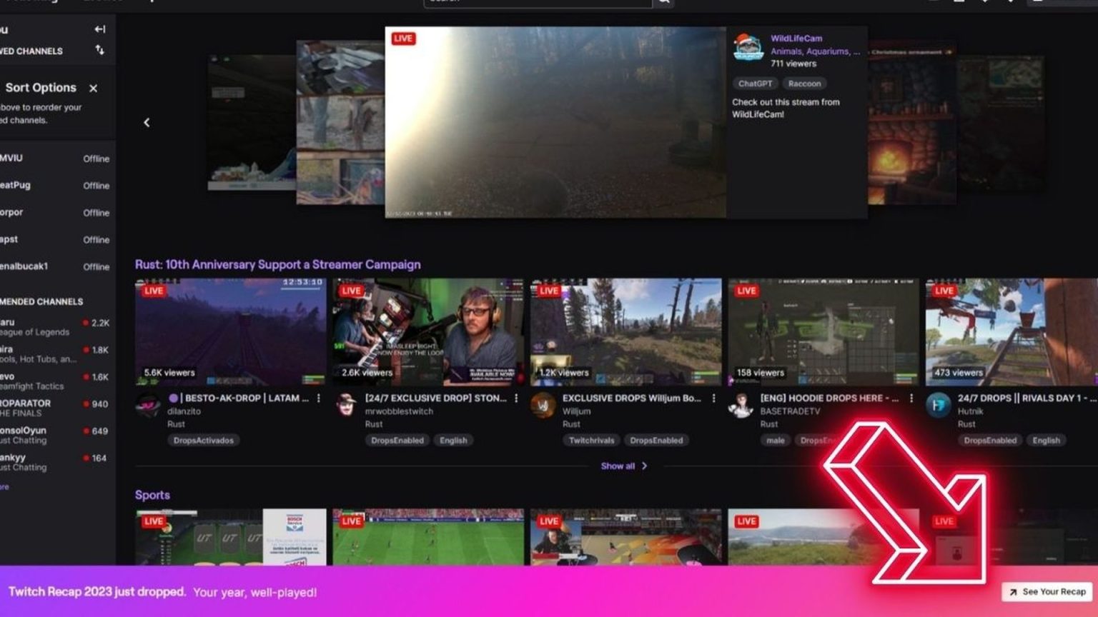 How To See Twitch Recap 2023: The Game, Badge, And More Explained ...