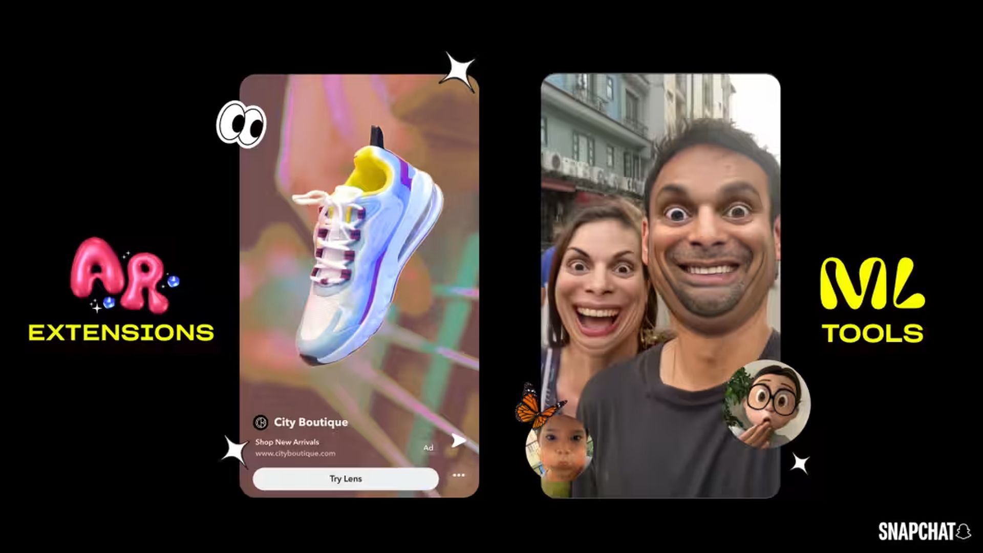 Nuevas herramientas AR y ML de Snapchat