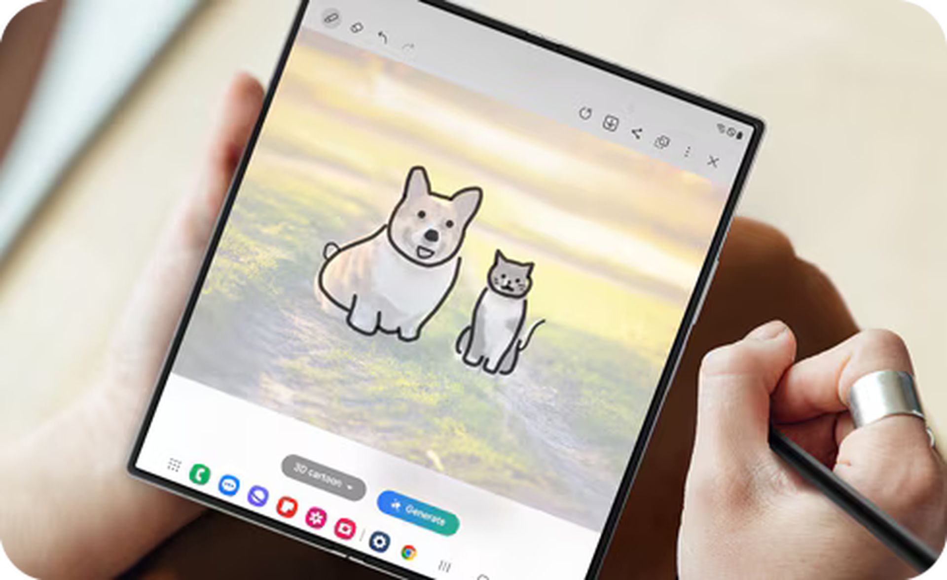 Bring your ideas to life with Samsung’s Sketch to image feature