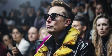 Elon Musk roasts politics with his AI fashion show