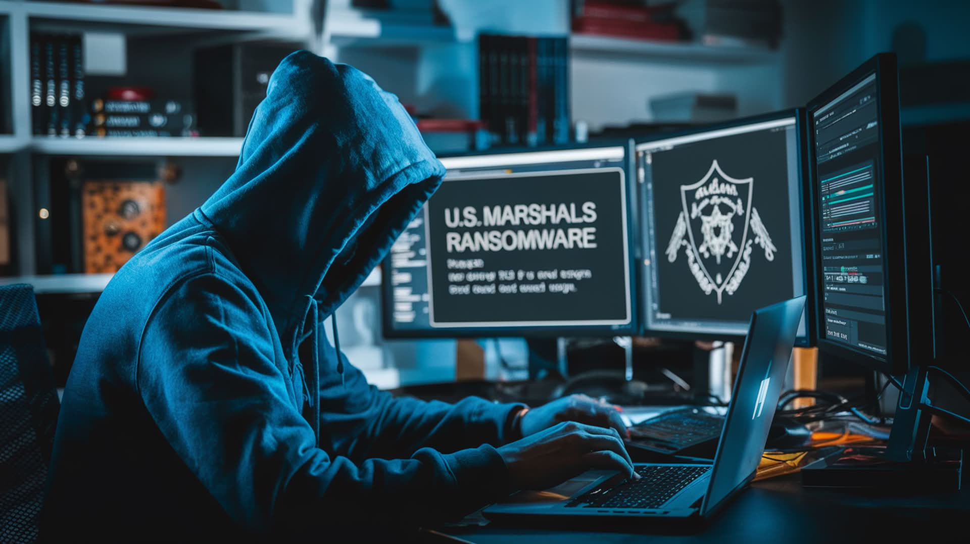 Hackers use US Marshals ransomware to steal secret documents from The U.S.