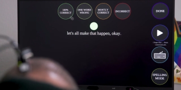 AI helps ALS patient speak again