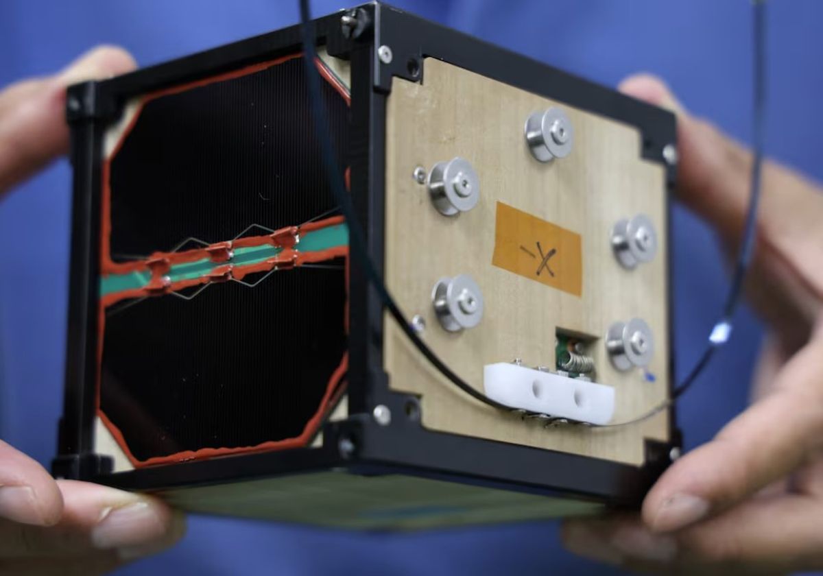 World's first wooden satellite LignoSat