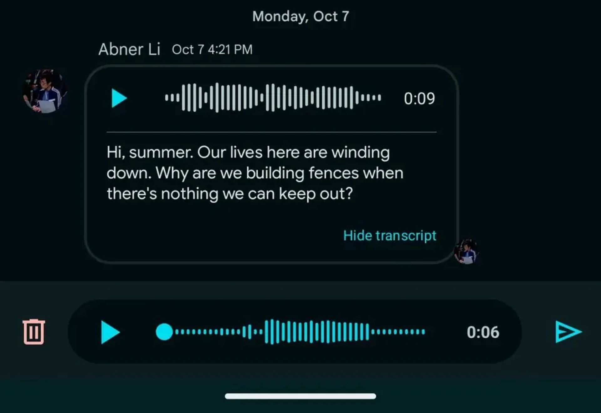 Your boss can now voice-message you on Google Chat