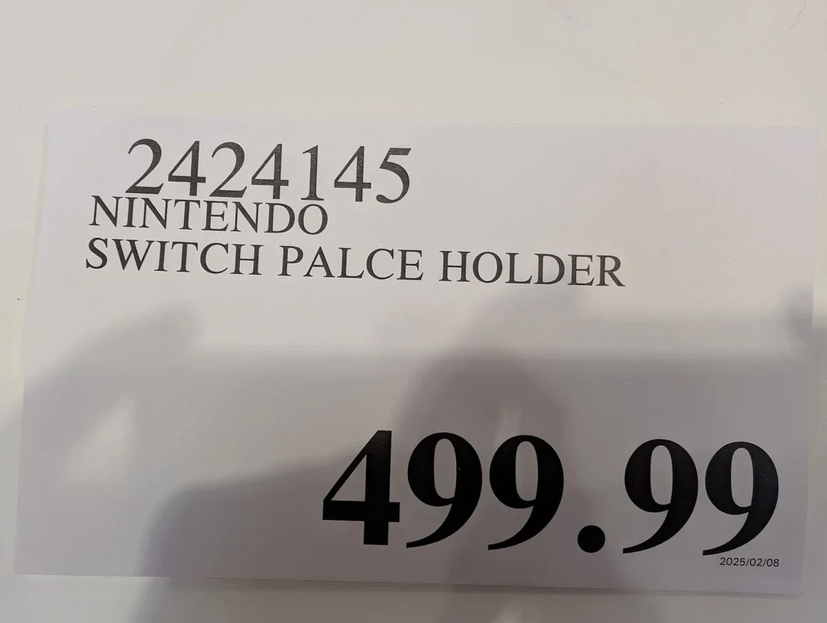 Nintendo Switch 2 price leak suggests $499 CAD tag