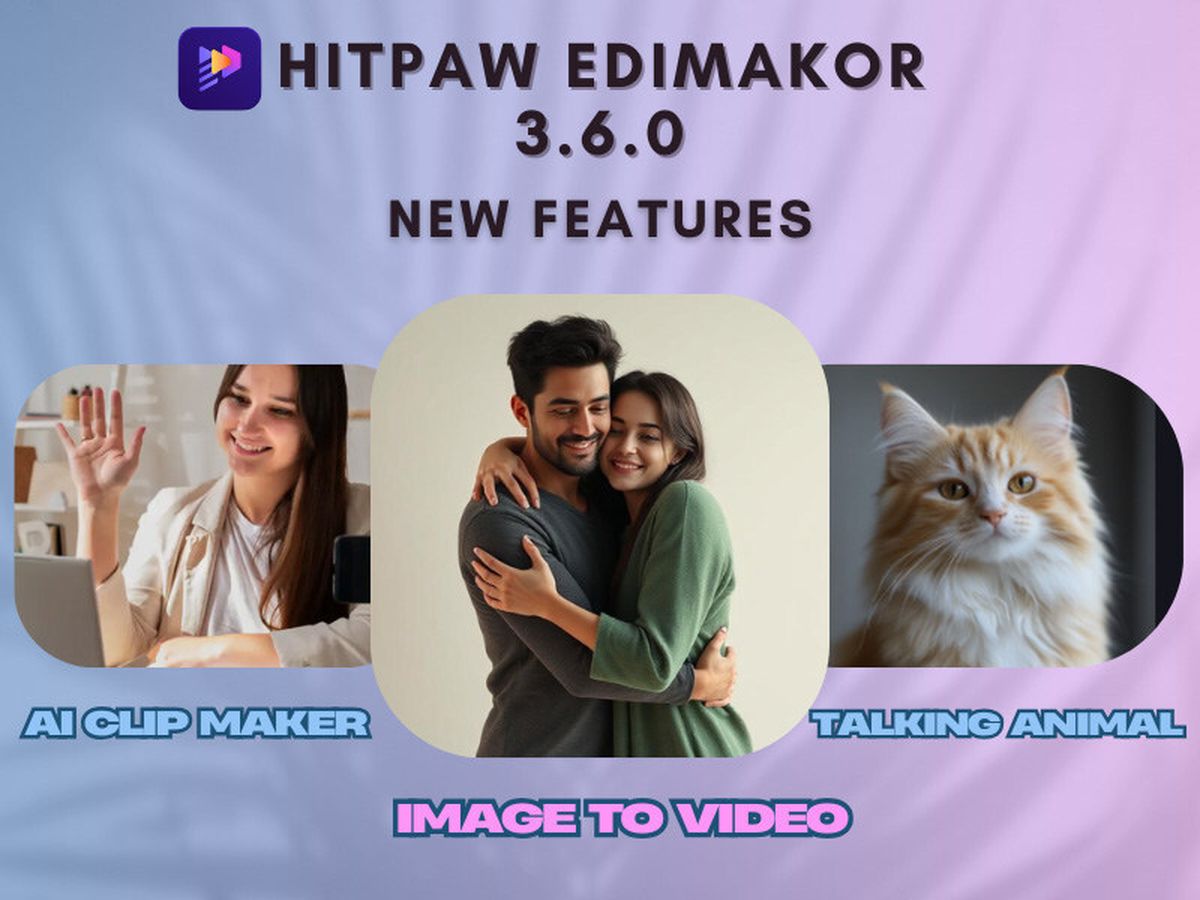 HitPaw Edimakor 3.6.0 adds AI-powered video creation tools