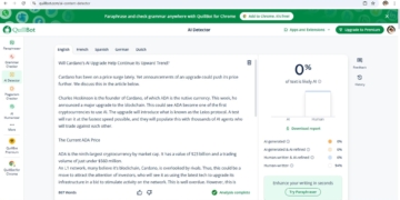 Will Cardano’s AI upgrade help continue its upward trend? 