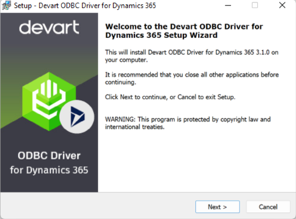 connecting Microsoft Dynamics 365 CRM data using ODBC 