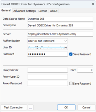 connecting Microsoft Dynamics 365 CRM data using ODBC 
