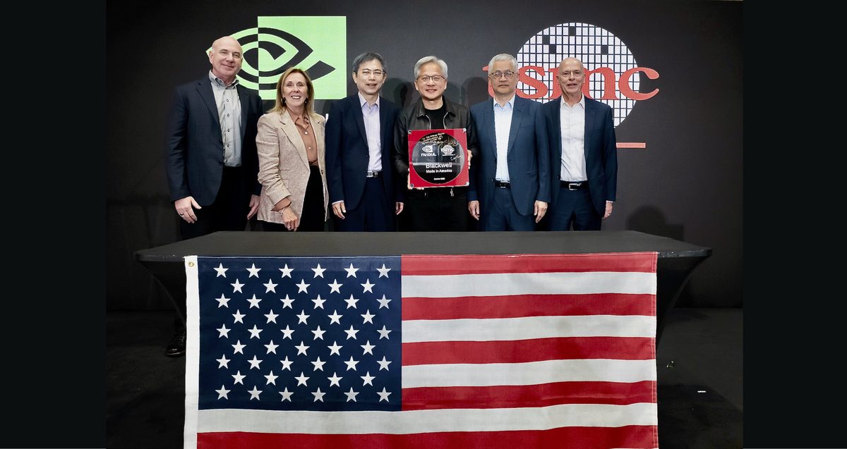 NVIDIA’s first US-made Blackwell wafer rolls out of TSMC’s Arizona fab