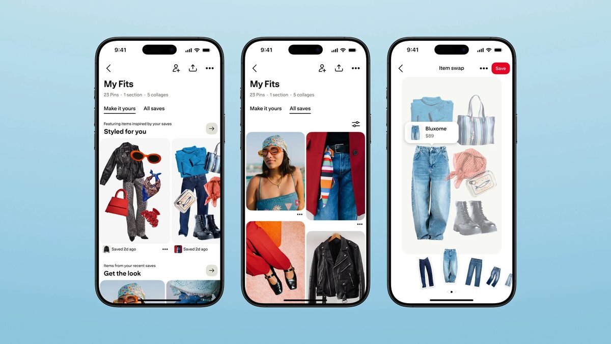 Pinterest déploie des tableaux de mode IA pour des tenues personnalisées Pinterest déploie des tableaux de mode IA pour des tenues personnalisées