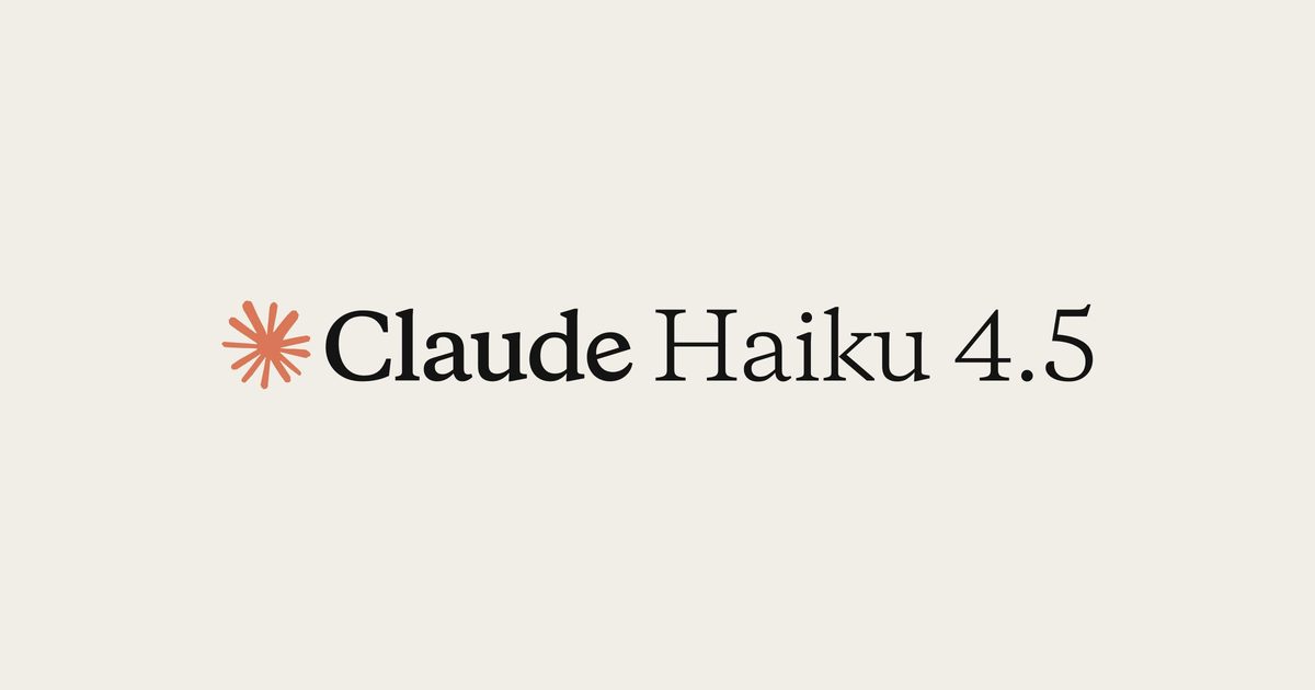 Anthropic’s new Haiku 4.5 model rivals Sonnet 4 at one-third the price