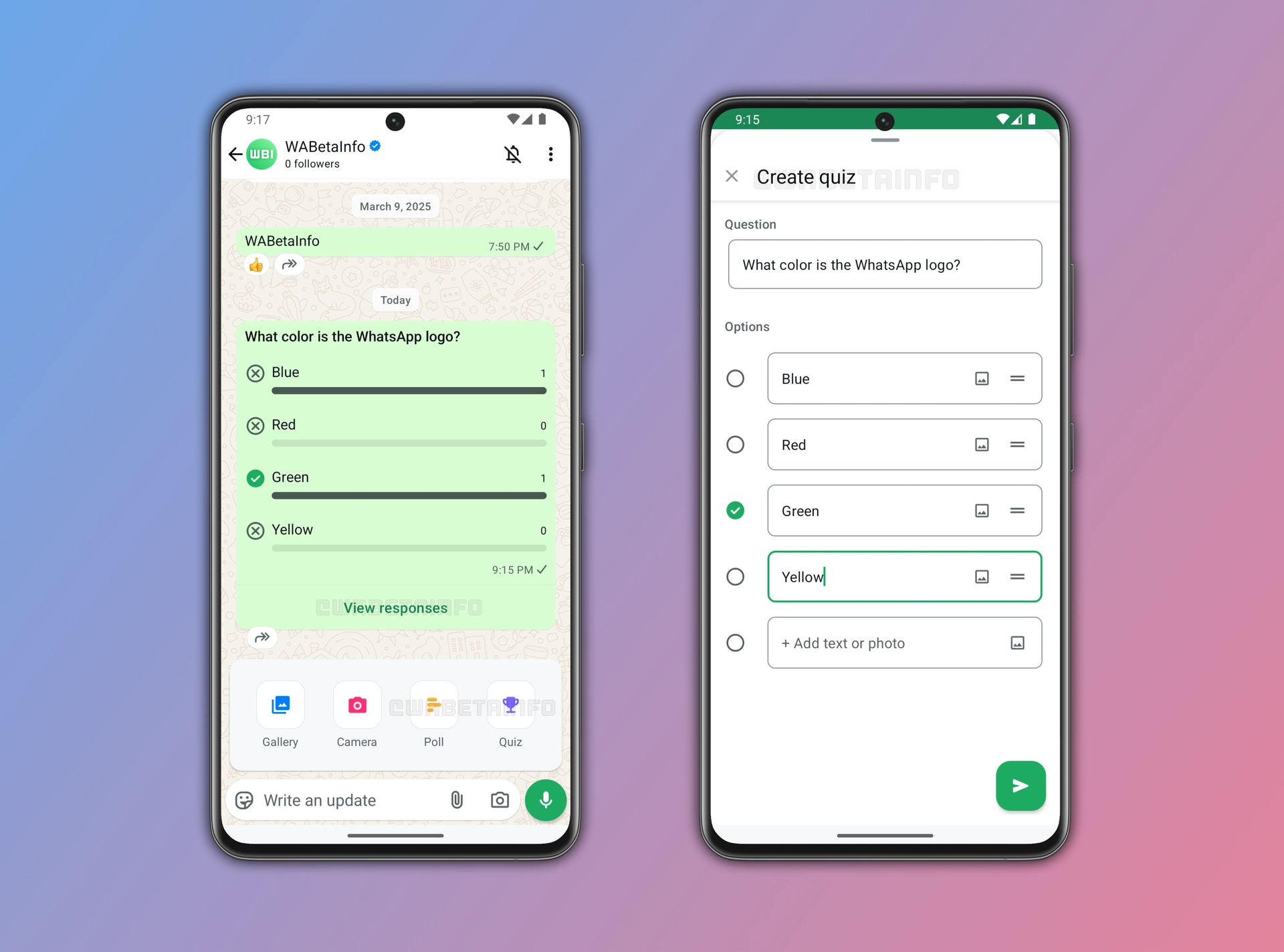 WhatsApp tests Channel Quiz feature that turns followers into contestants 1 WhatsApp tests Channel Quiz feature that turns followers into contestants