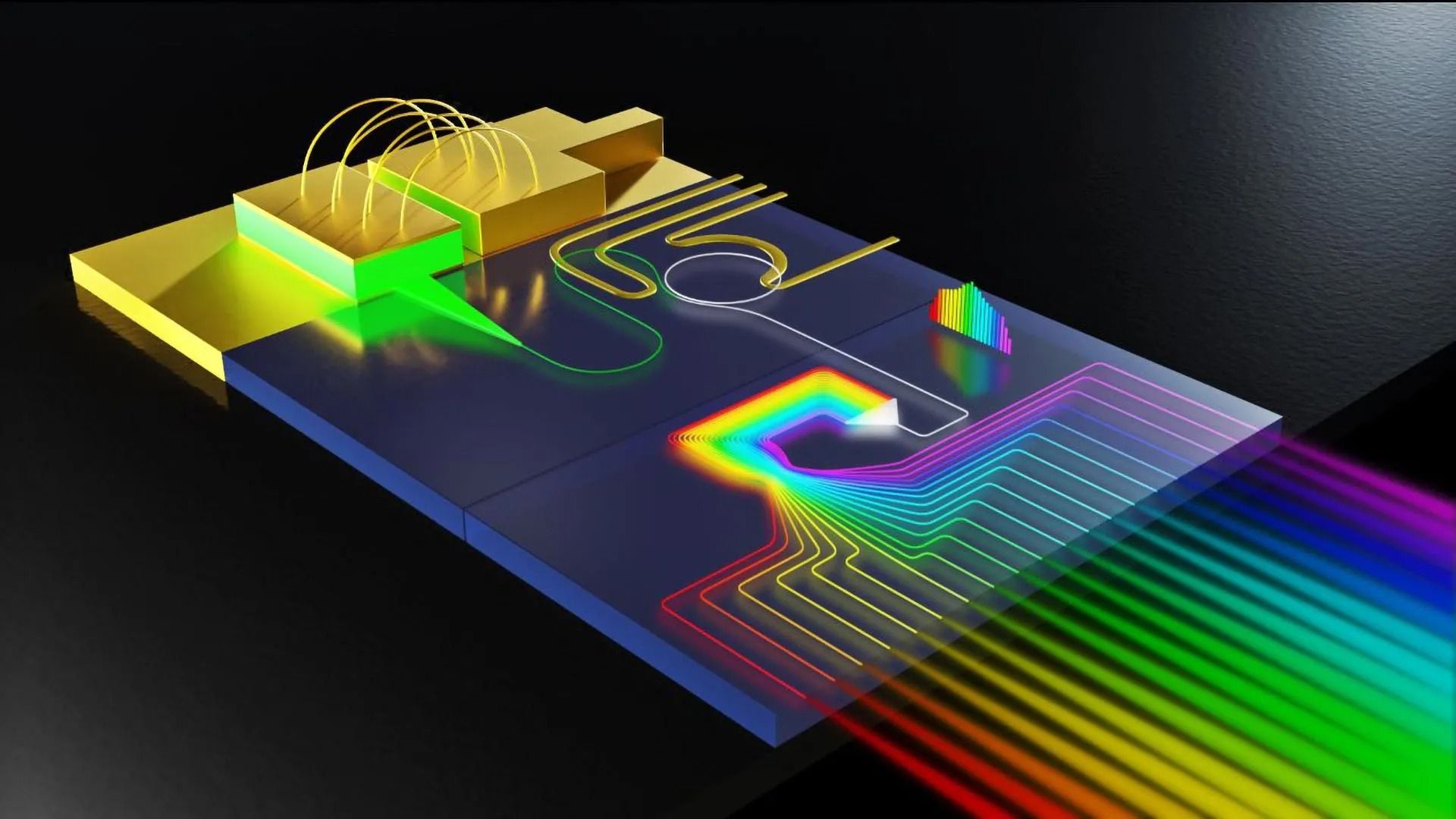 Lab breakthrough turns single laser into dozens of data streams on one chip