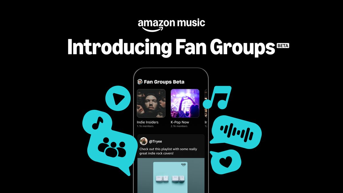 Amazon Music teste les « Fan Groups » pour transformer les playlists en espaces sociaux