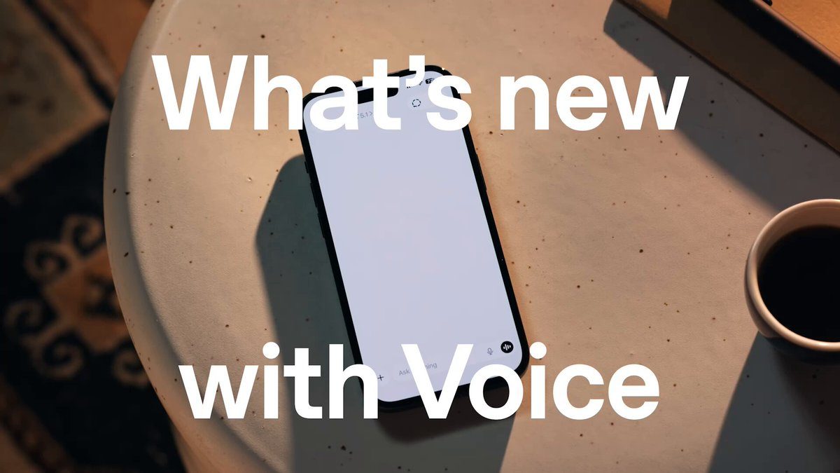 OpenAI moves ChatGPT Voice into main chat thread OpenAI moves ChatGPT Voice into main chat thread