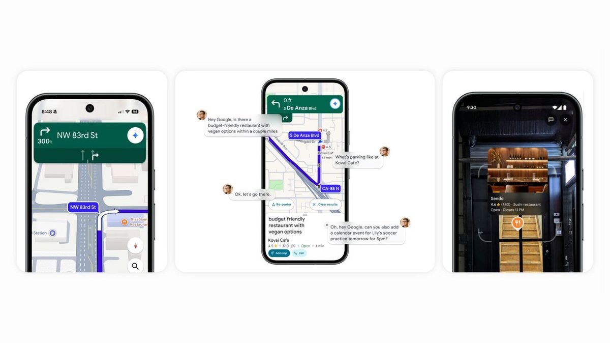 Google Maps remplace officiellement Assistant par Gemini AI