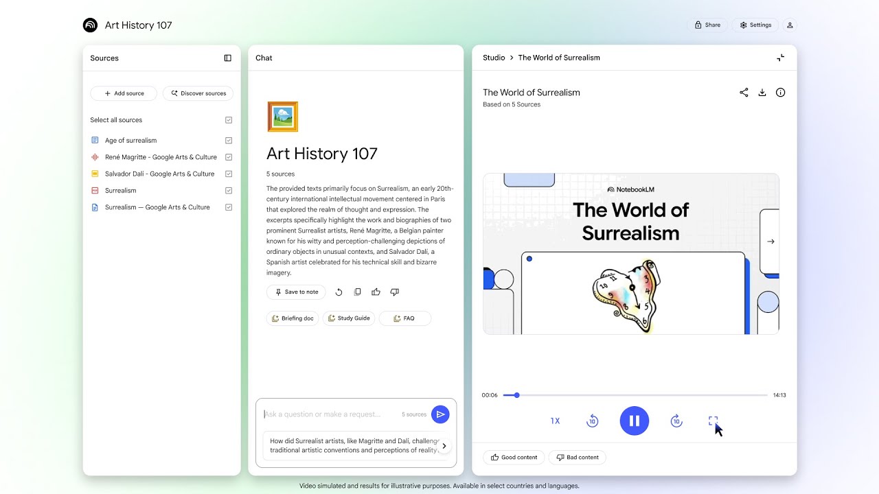 NotebookLM bénéficie d’une recherche automatisée et d’une prise en charge de fichiers plus large NotebookLM bénéficie d’une recherche automatisée et d’une prise en charge de fichiers plus large