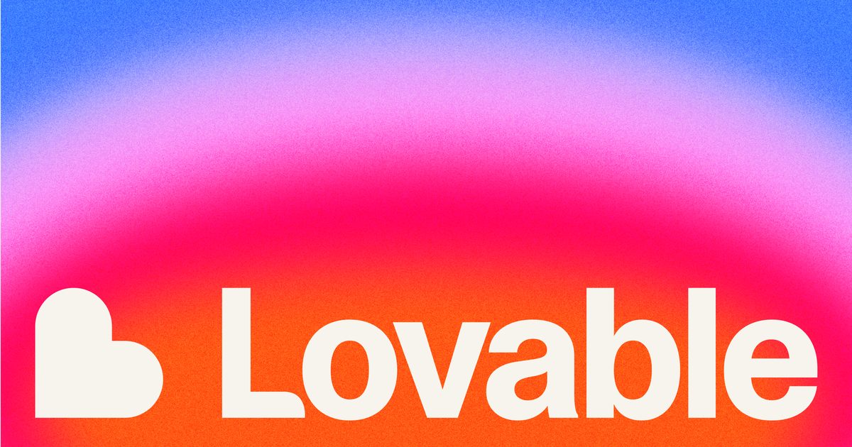 Lovable raises 0M Series B at .6B valuation