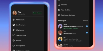 Spotify adds real-time listening activity to Messages
