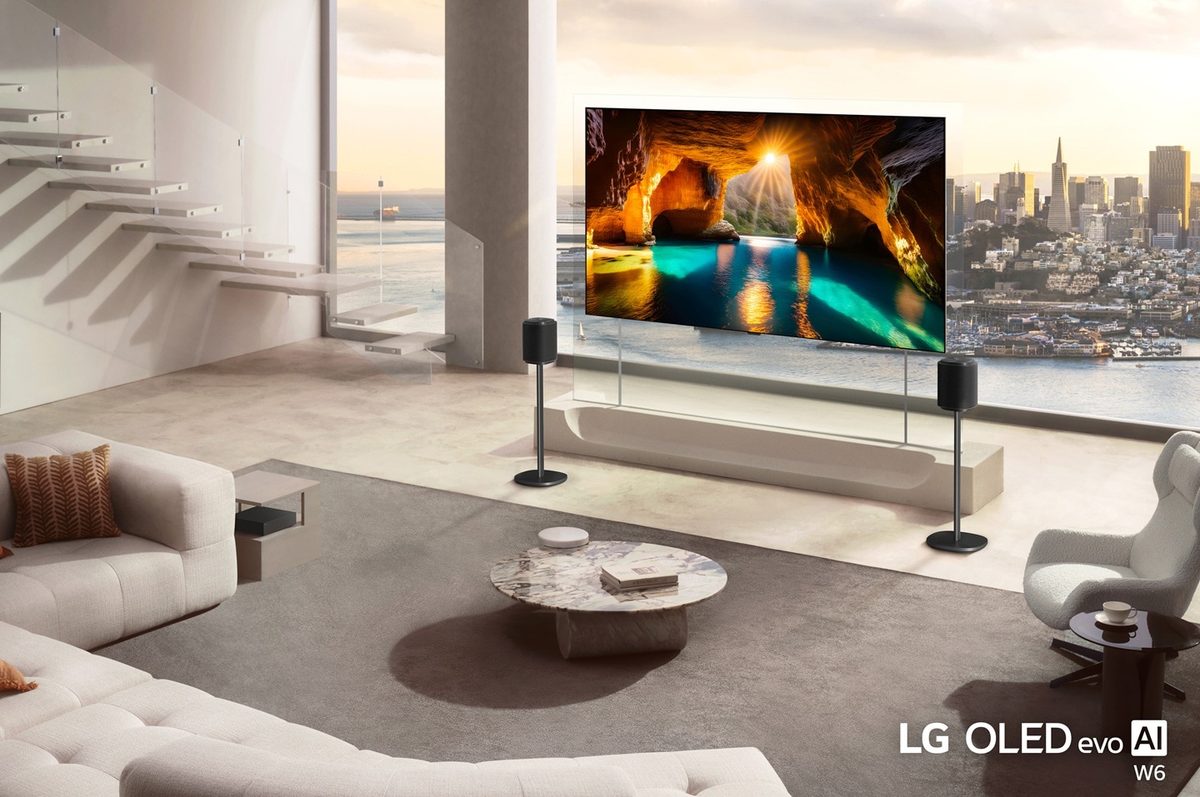 LG fa rivivere Wallpaper TV con wireless OLED evo W6 al CES 2026