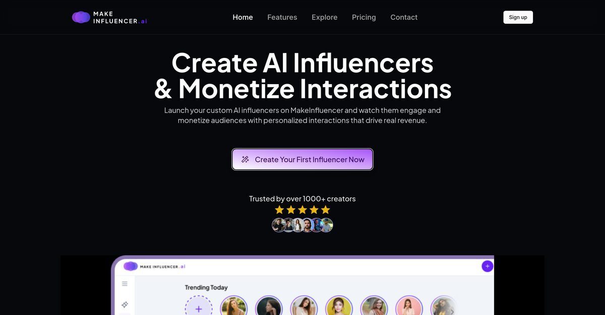 MakeInfluencer AI