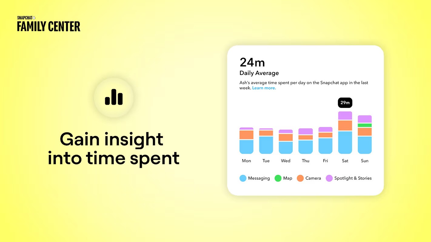 Snap rolls out granular screen time tracking in Family Center update Snap rolls out granular screen time tracking in Family Center update