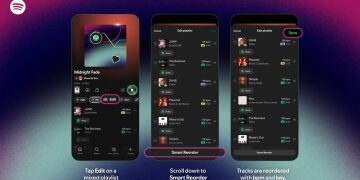 Spotify adds “Smart Reorder” to perfect playlist flow for Premium users