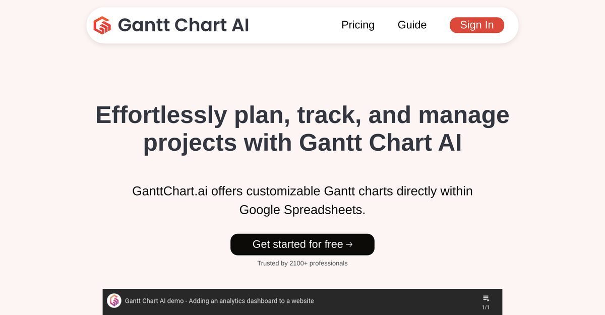 Gantt Chart AI
